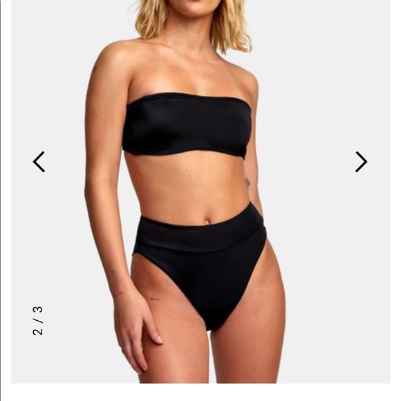 RVCA High Rise Cheeky Bikini BNWT - Picture 3 of 4